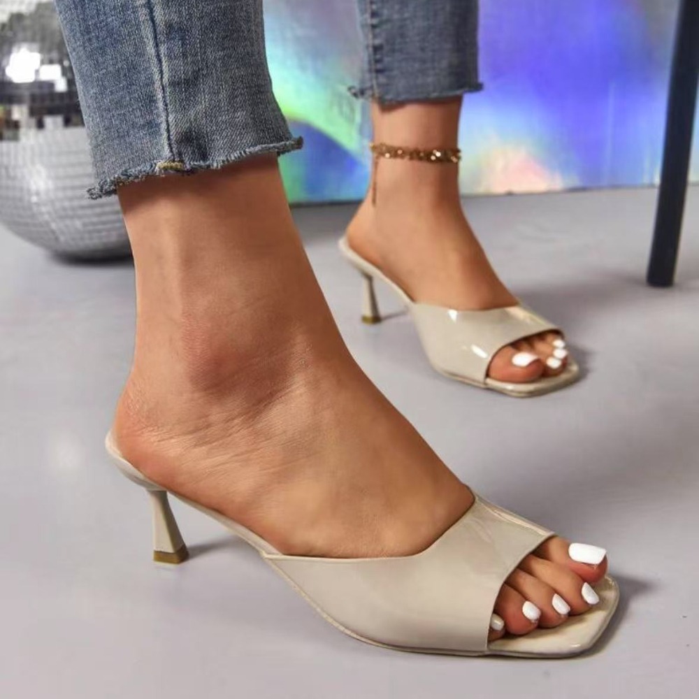 Fashion Fish Mouth Slippers Su - Summer Clothing Elegant 评论和价格