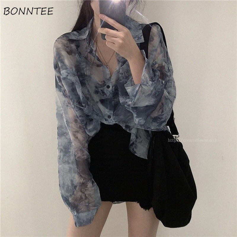 Shirts Women Fashion Tie Dye H - Summer Goth Clothing 评论和价格