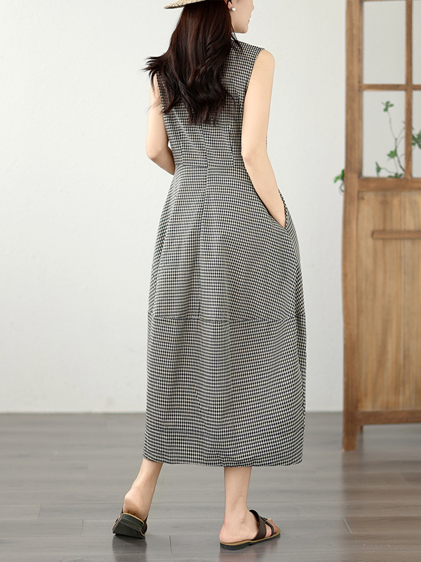 Slimming A-Line Vest Dress Sum - Summer Clothing Tagline 评论和价格