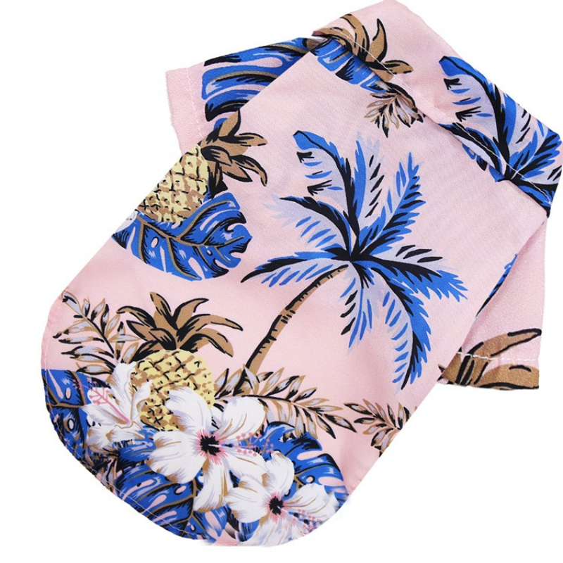 Hawaiian Shirt Pet Beach Wear  - Summer Dog Clothing 评论和价格