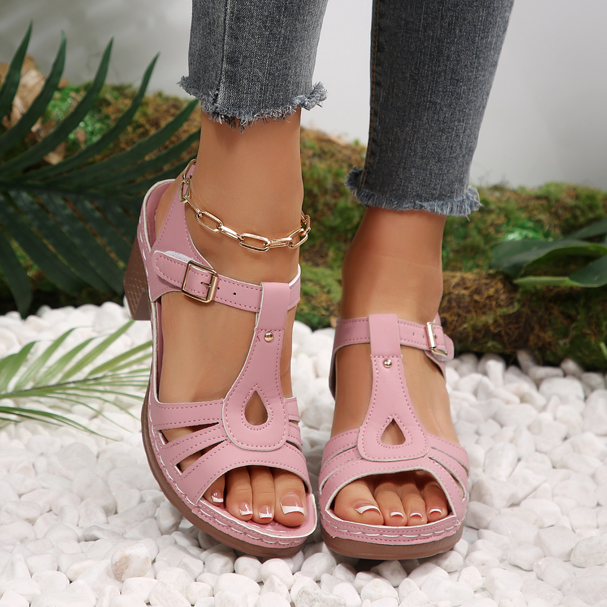 Fashionable New Round-toe Sexy - Summer Clothing Elegant 评论和价格