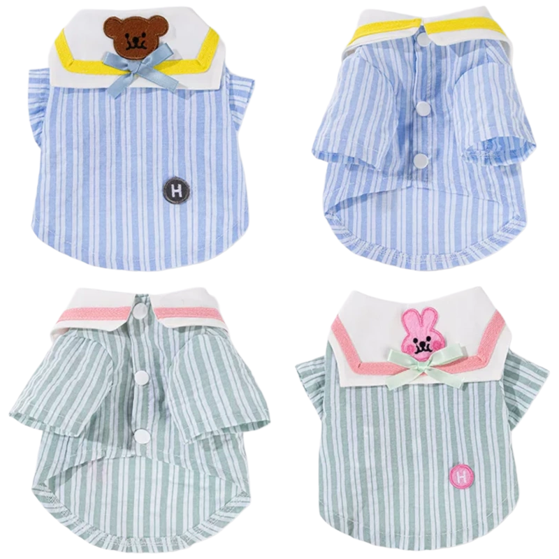 Summer Soft Dog Clothes Cute B - Summer Dog Clothing 评论和价格