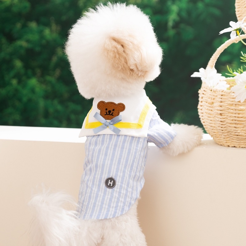 Summer Soft Dog Clothes Cute B - Summer Dog Clothing 评论和价格