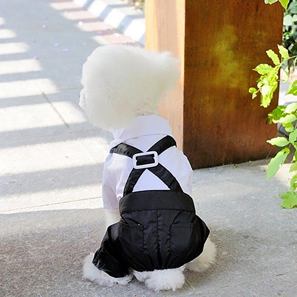 Dog Bow Tie Suit Tuxedo Costum - Summer Dog Clothing 评论和价格