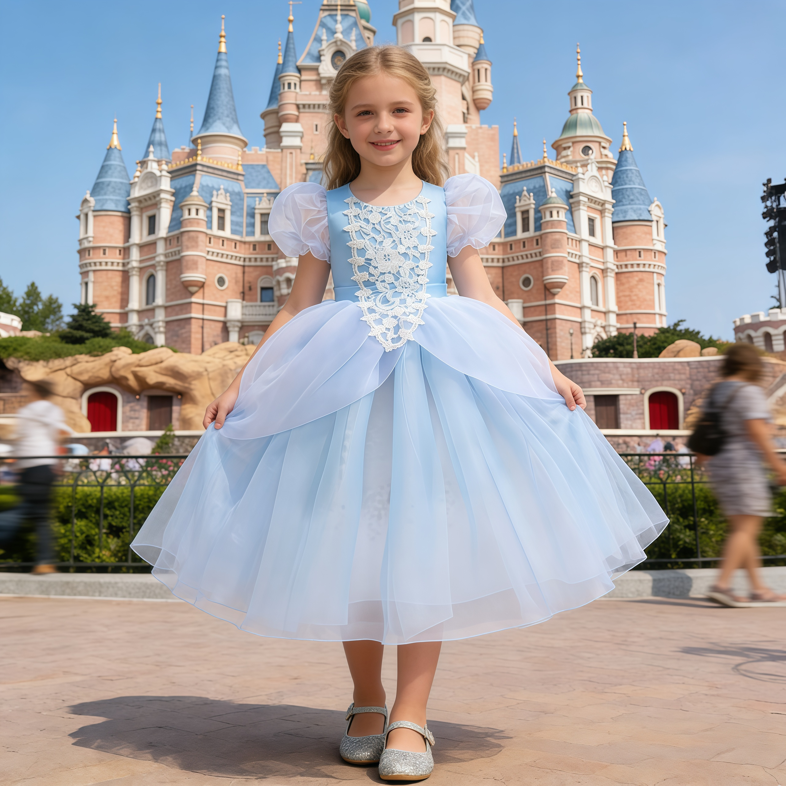 Summer Cinderella Princess Cos - Summer Dresses Yours Clothing 评论和价格