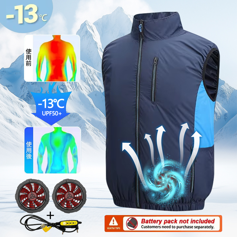 Fan Vest, Fan Jacket for Men a - Yours Clothing Summer Jackets 评论和价格