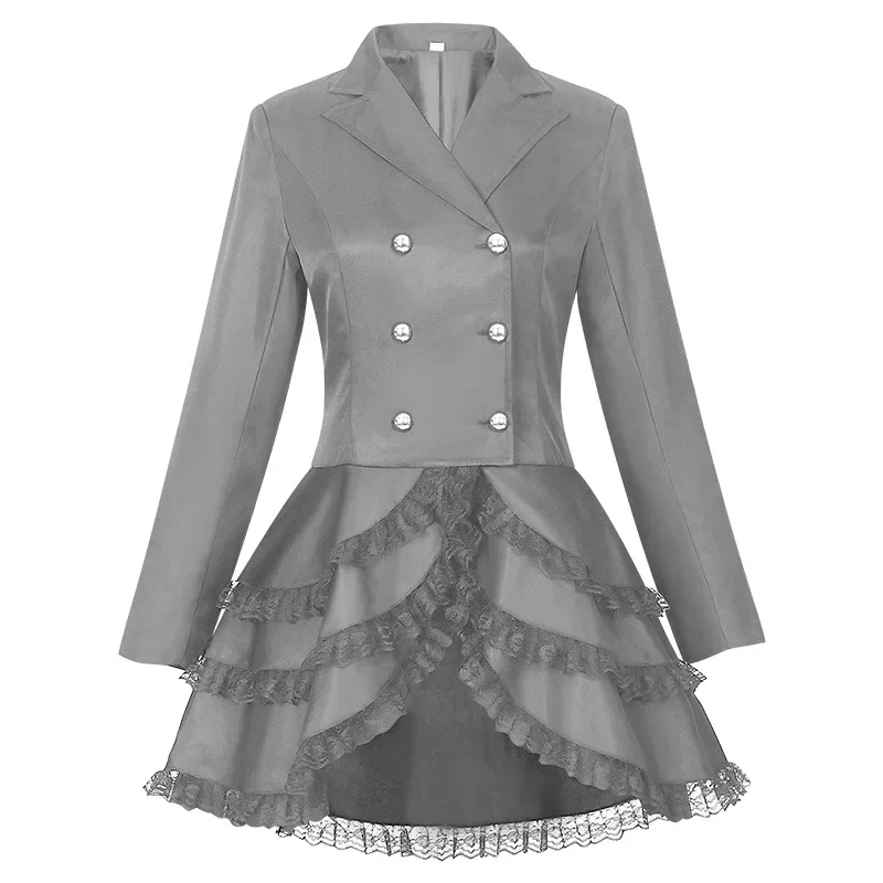 Women Gothic Dress Lace Perfor - Summer Renaissance Clothing 评论和价格