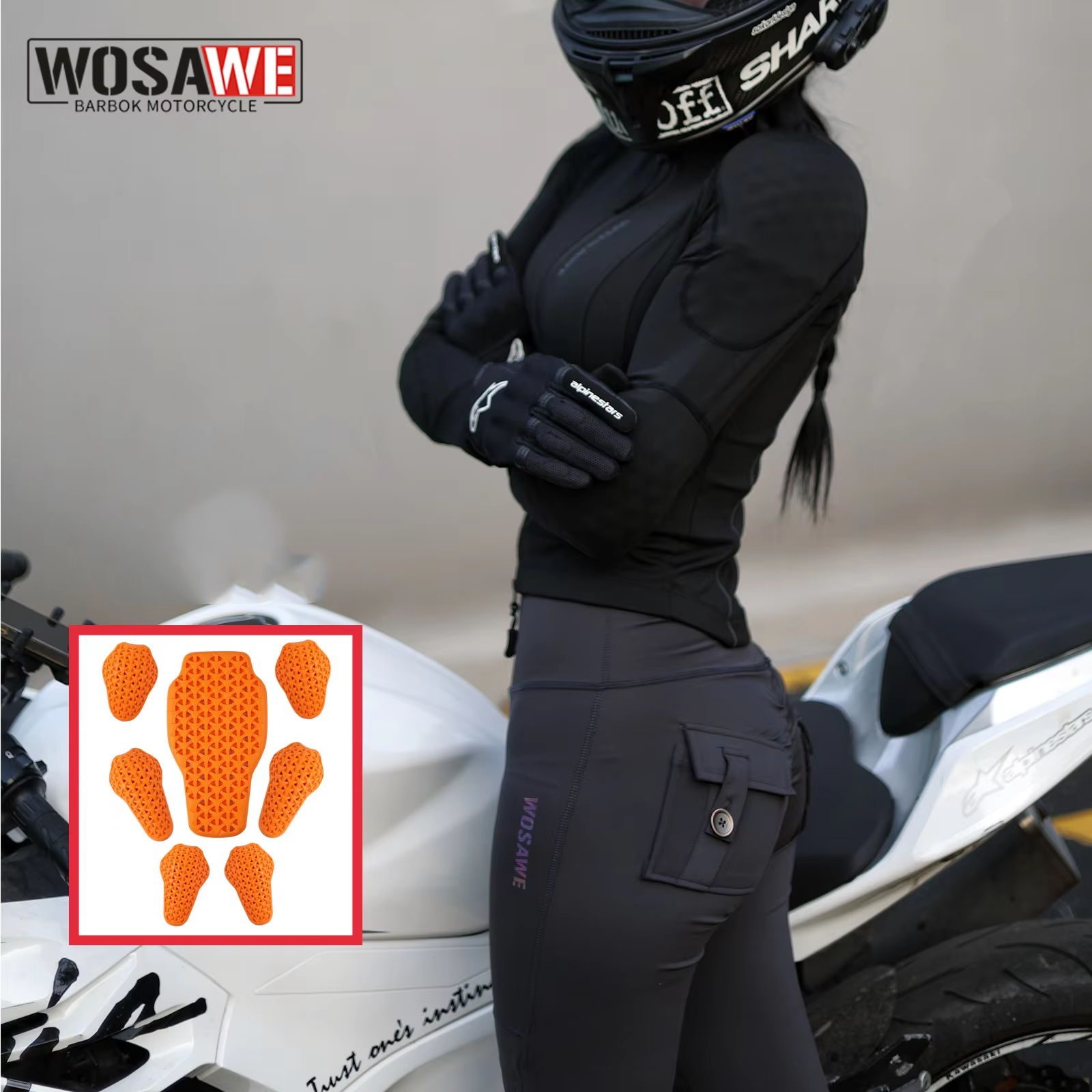 WOSAWE Women Motorcycle Jacket - Summer Clothing Motorcycle 评论和价格