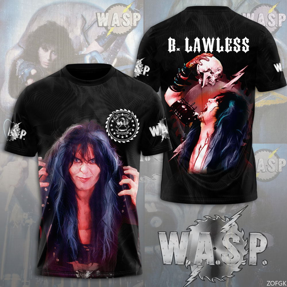 W.A.S.P Rock 3D Printing T-shi - Summer Kids Clothing 评论和价格