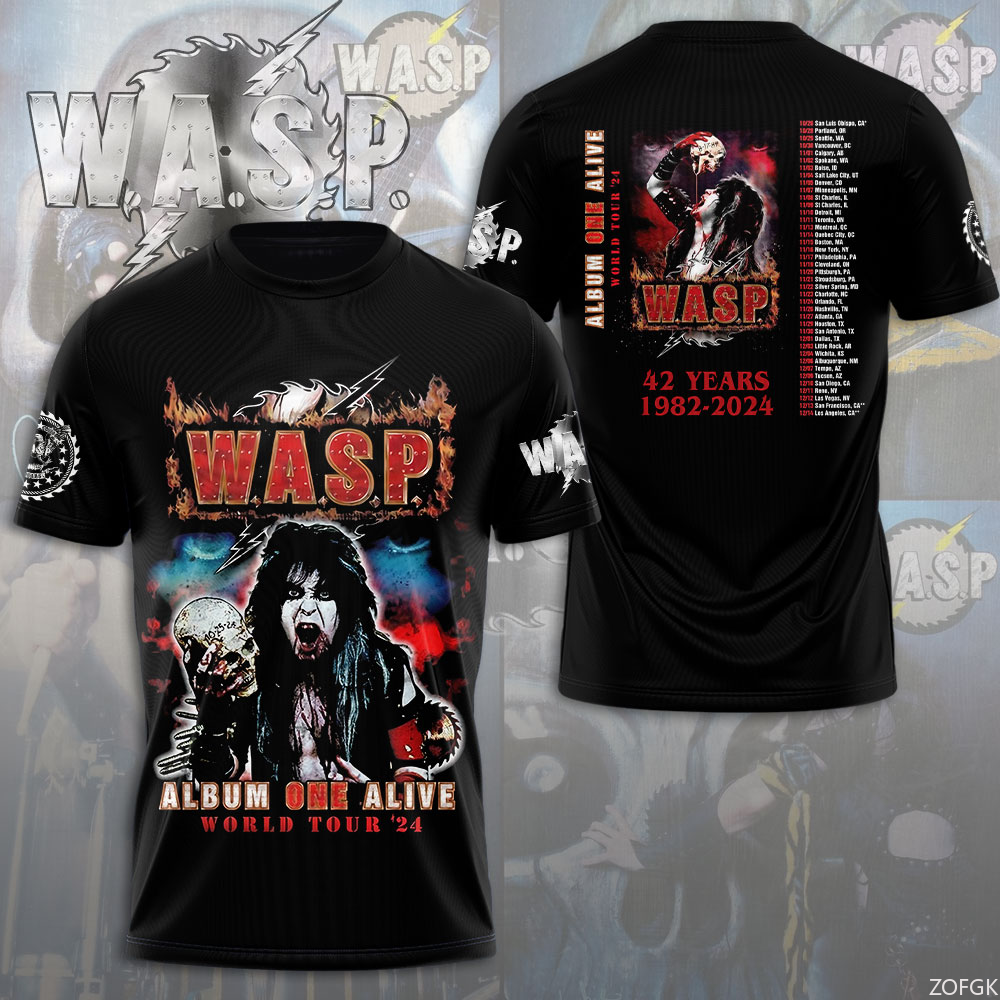 W.A.S.P Rock 3D Printing T-shi - Summer Kids Clothing 评论和价格