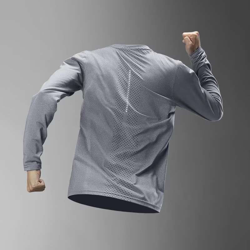 Men's Long Sleeve Quick-Dry Sp - Summer Clothing Men 评论和价格