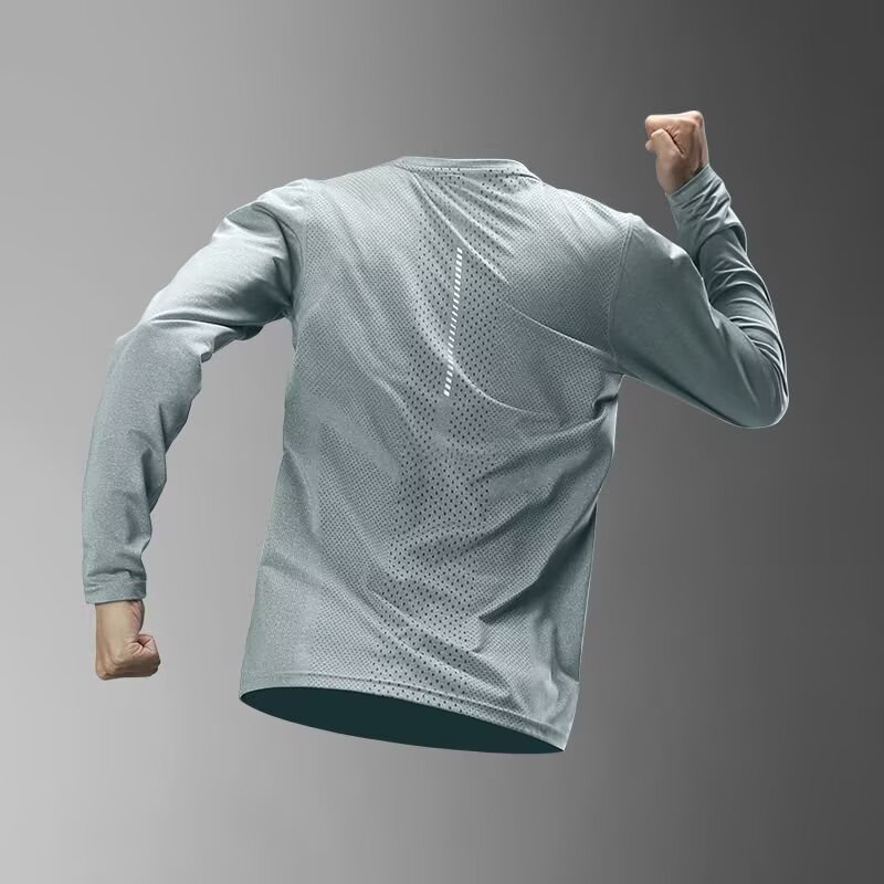 Men's Long Sleeve Quick-Dry Sp - Summer Clothing Men 评论和价格