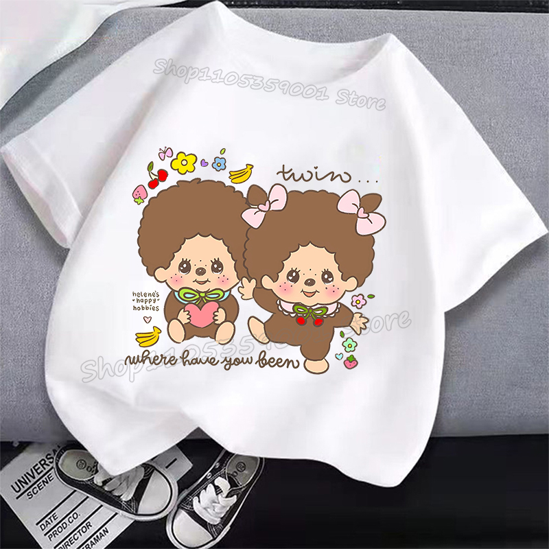 MONCHHICHI Short Sleeve T Shir - Summer Kids Clothing 评论和价格
