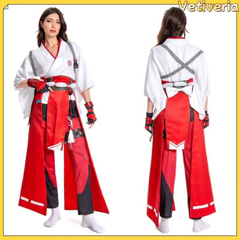Game OW Kiriko Cosplay Costume - Romper Playsuit Women 评论和价格