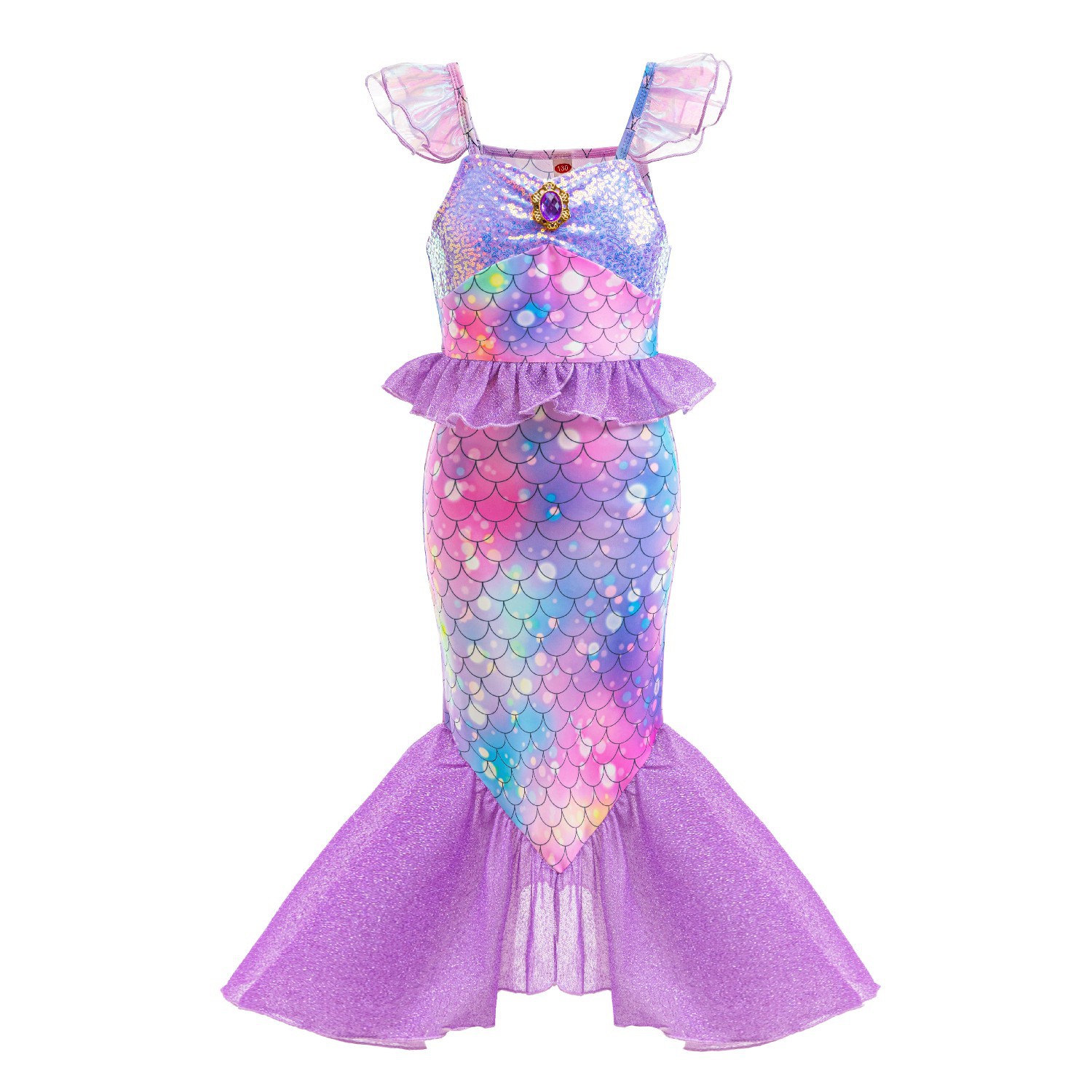 Disney New Ariel Princess Litt - Summer Kids Clothing 评论和价格