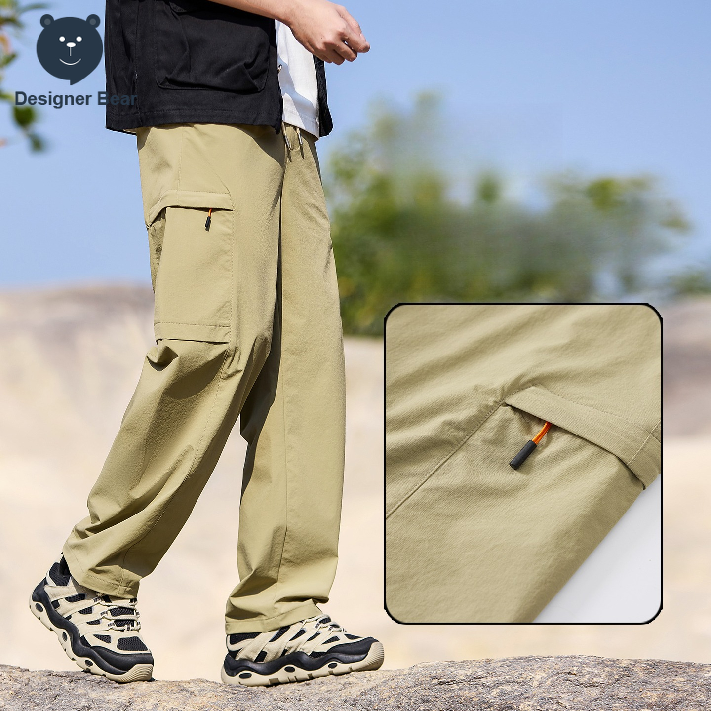 Brand Clothing Men's Cargo Pan - Summer Clothing Design 评论和价格