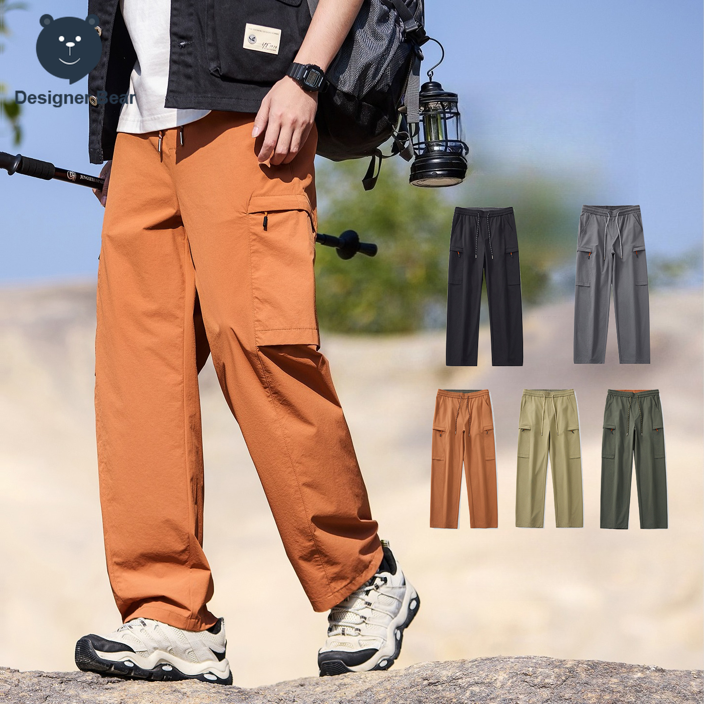 Brand Clothing Men's Cargo Pan - Summer Clothing Design 评论和价格