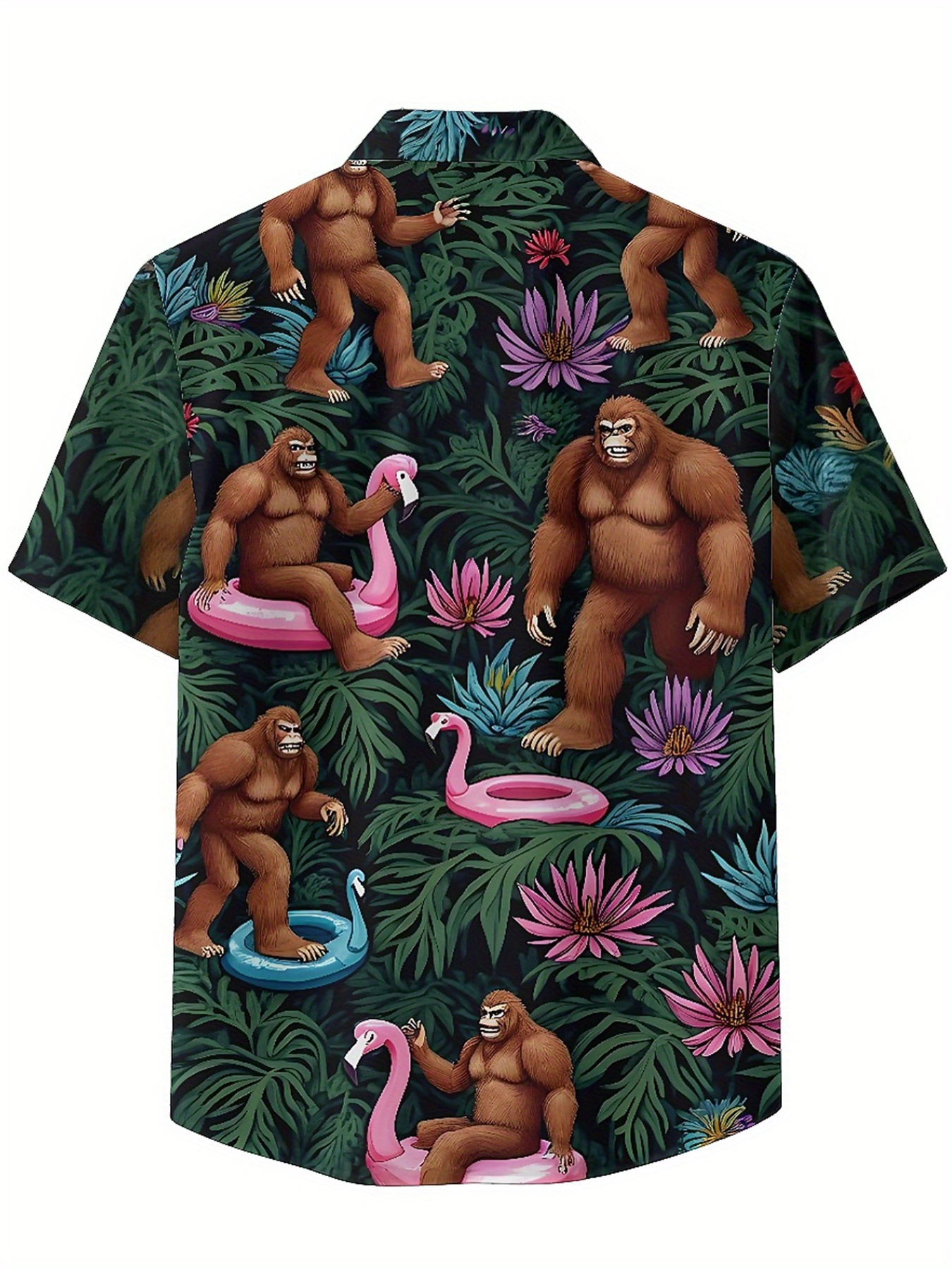 Men's Plus Size Hawaiian Shirt - Summer Clothing Patterns 评论和价格