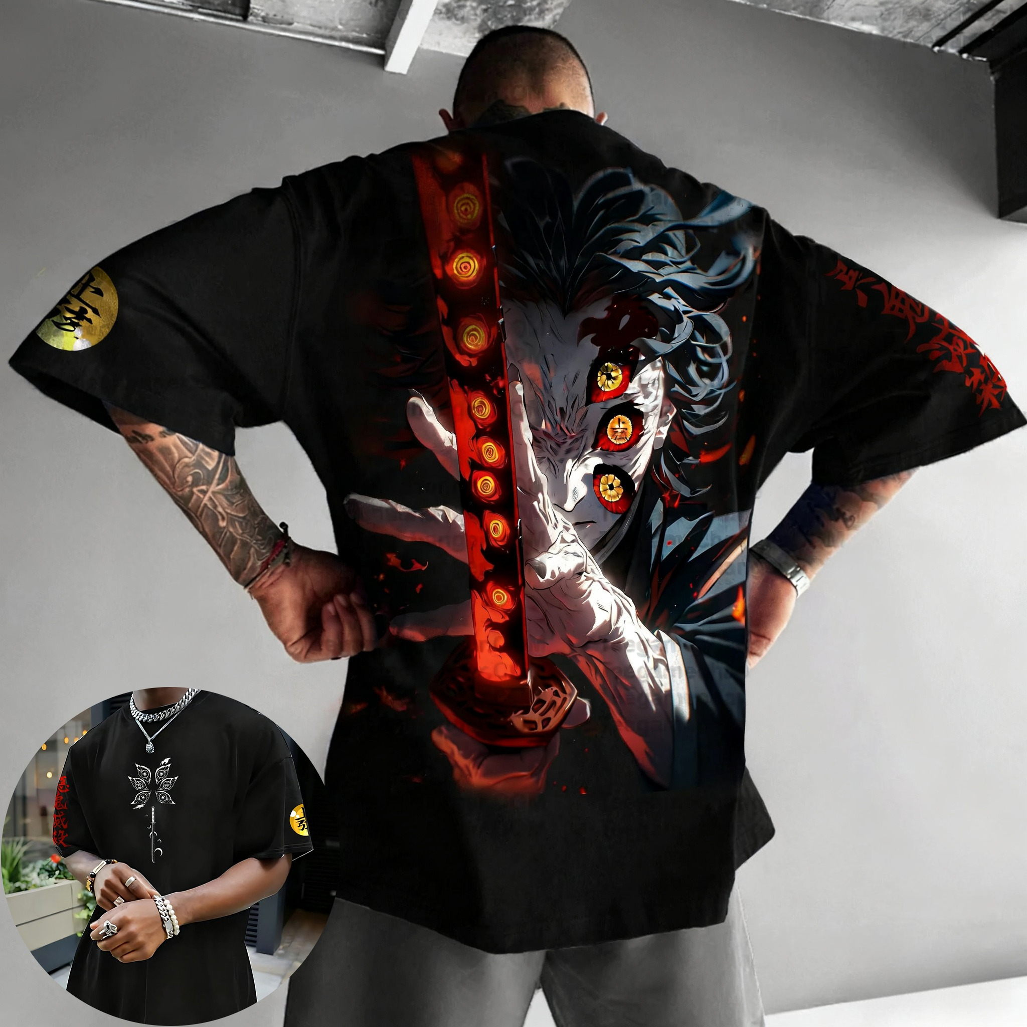 Demon Slayer Halloween Joint T - Summer Clothing Trends 2025 评论和价格