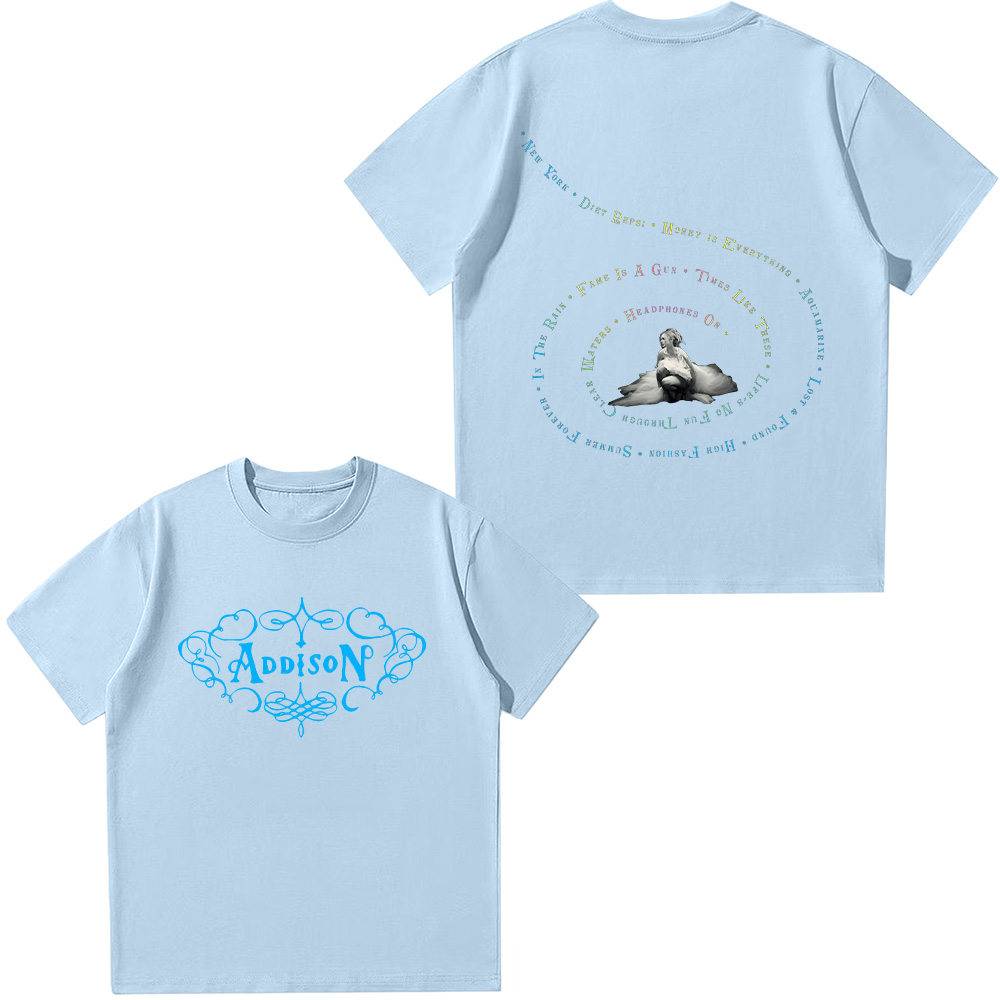 Addison Rae Pop Music T Shirt  - Summer Rae Clothing 评论和价格