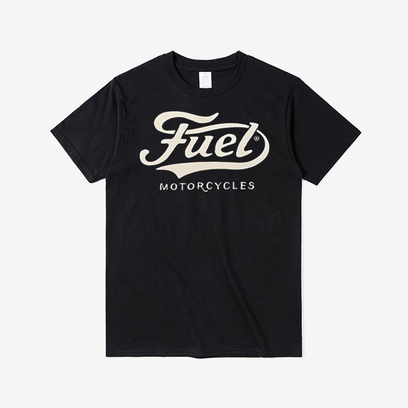 Fuel Label T-shirt Motorcycle  - Summer Clothing Label 评论和价格