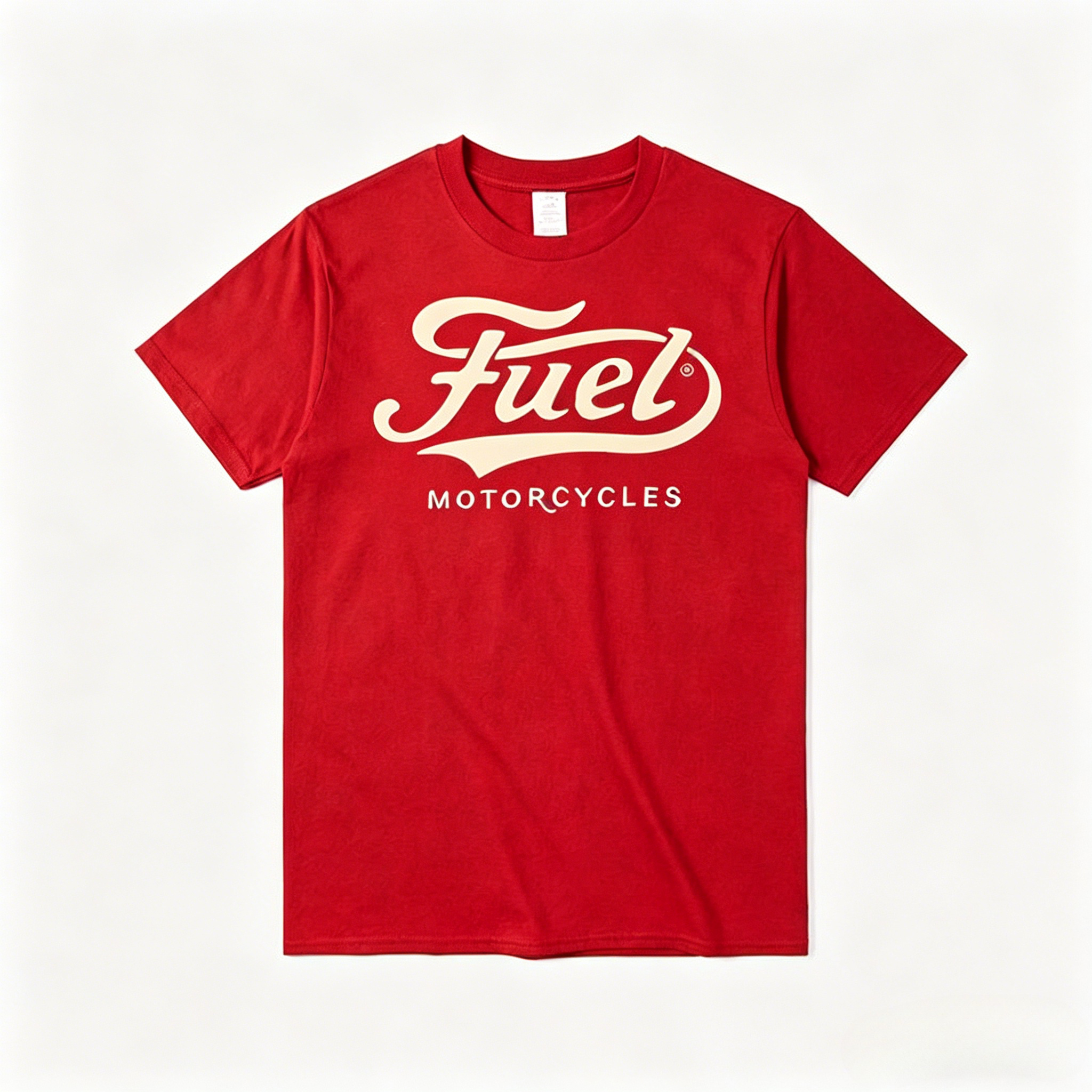 Fuel Label T-shirt Motorcycle  - Summer Clothing Label 评论和价格