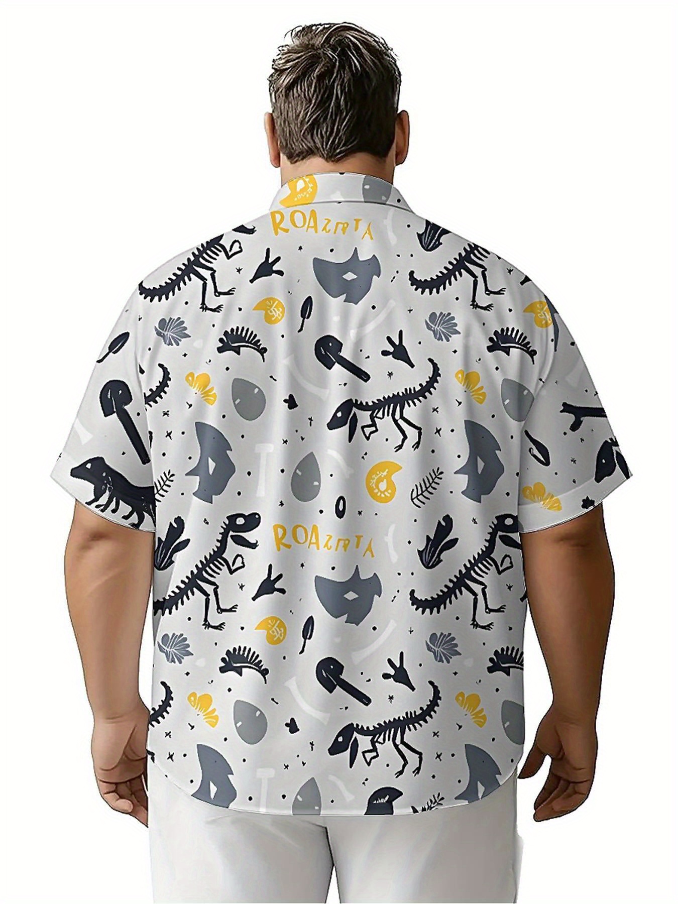 Men's Plus Size Hawaiian Shirt - Summer Clothing Patterns 评论和价格